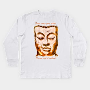 Buddha Kids Long Sleeve T-Shirt